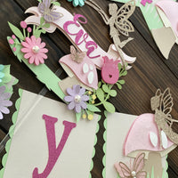 Fairy garden banner
