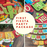 First fiesta banner | fiesta birthday party | fiesta party | fiesta high chair banner |fiesta party package
