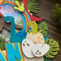 Dinosaur cake topper, Dinosaur shaker cake topper, dinosaur party, shaker cake topper, boys