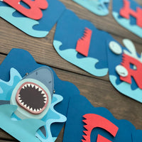 Shark cake topper