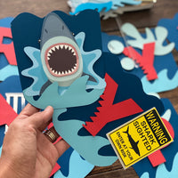 Shark cake topper