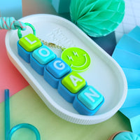 Personalized Clicker Name Keychain