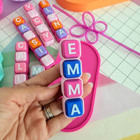 Personalized Clicker Name Keychain