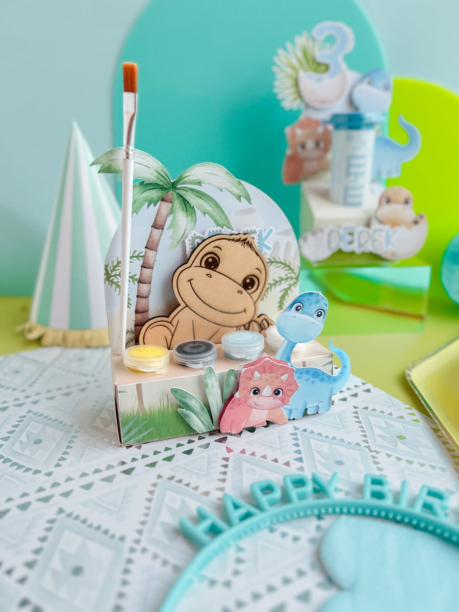 Painting activity favor box