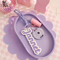 Personalized 3D Printed Name Keychain | Custom name keychain | Bag Charm