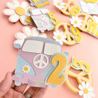 Groovy photo Banner, Groovy Milestone Banner