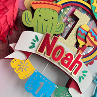 Fiesta cake topper