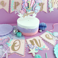 Mermaid high chair banner