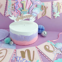 Mermaid cake topper