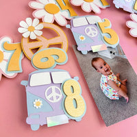 Groovy photo Banner, Groovy Milestone Banner