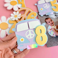 Groovy photo Banner, Groovy Milestone Banner