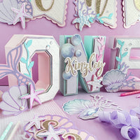 Mermaid ON 3D Letters set