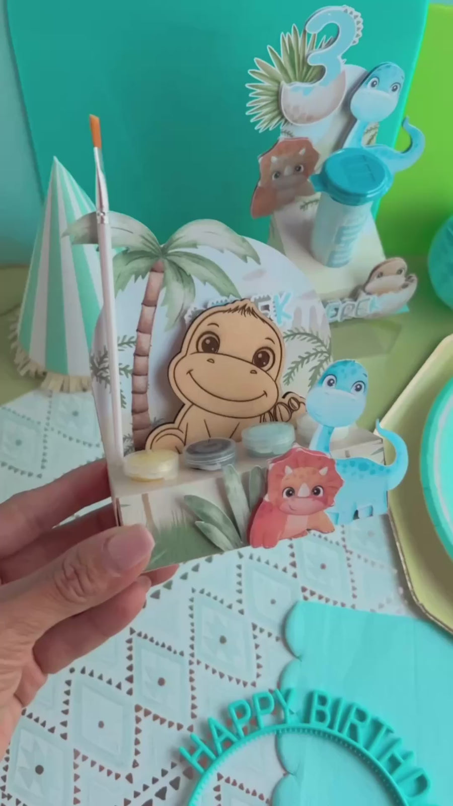 Painting activity favor box