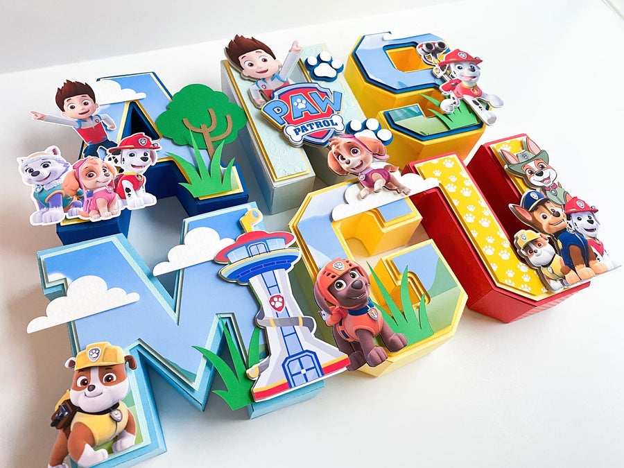 3D Letters/Numbers
