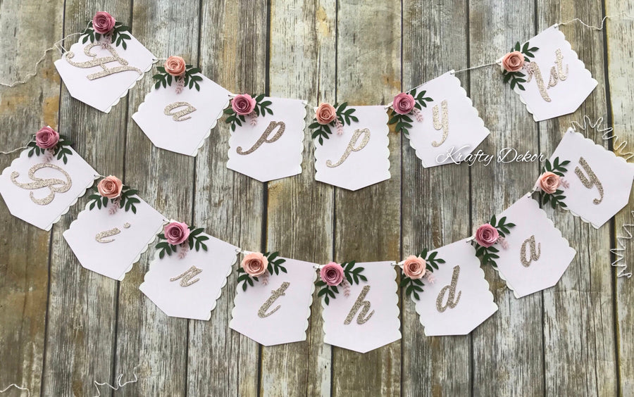 Boho floral banner, floral banner, boho floral garland, 1st birthday p – Krafty Dekor boho-floral-banner-floral-banner-boho-floral-garland-1st-birthday-p-krafty-dekor