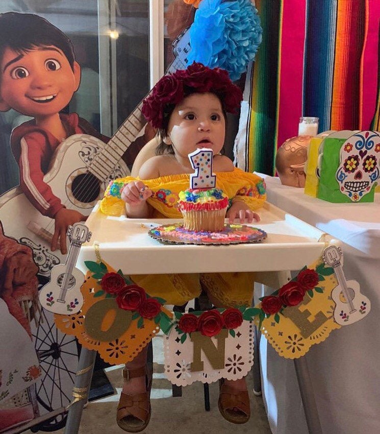Coco inspired high chair banner | fiesta birthday party | fiesta party | fiesta high chair banner |