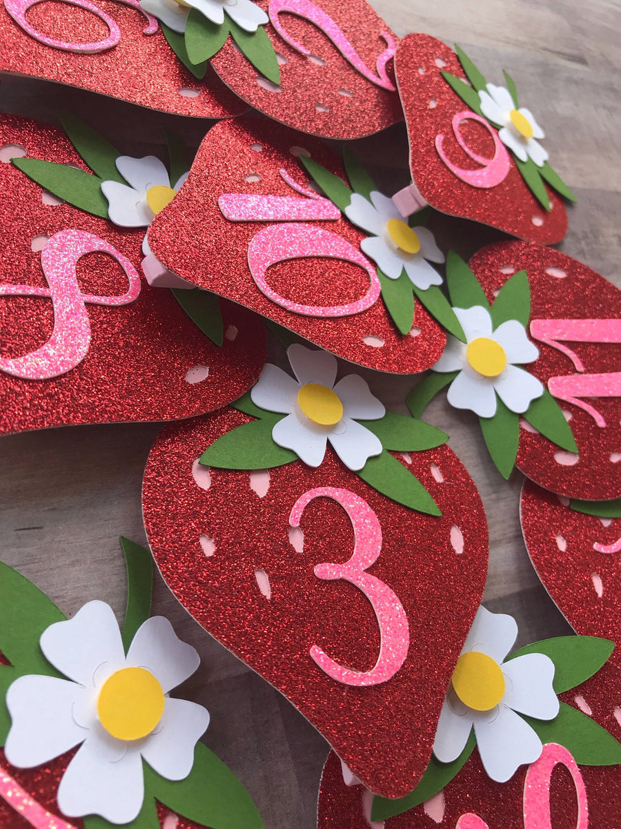 Strawberry Banner | Strawberry party decoration| Strawberry birthday | sweet one banner | strawberry party |berry sweet banner
