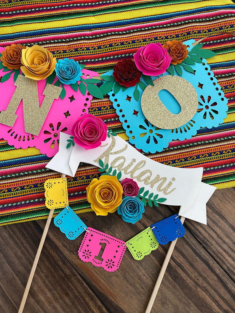 Coco inspired high chair banner | fiesta birthday party | fiesta party | fiesta high chair banner |