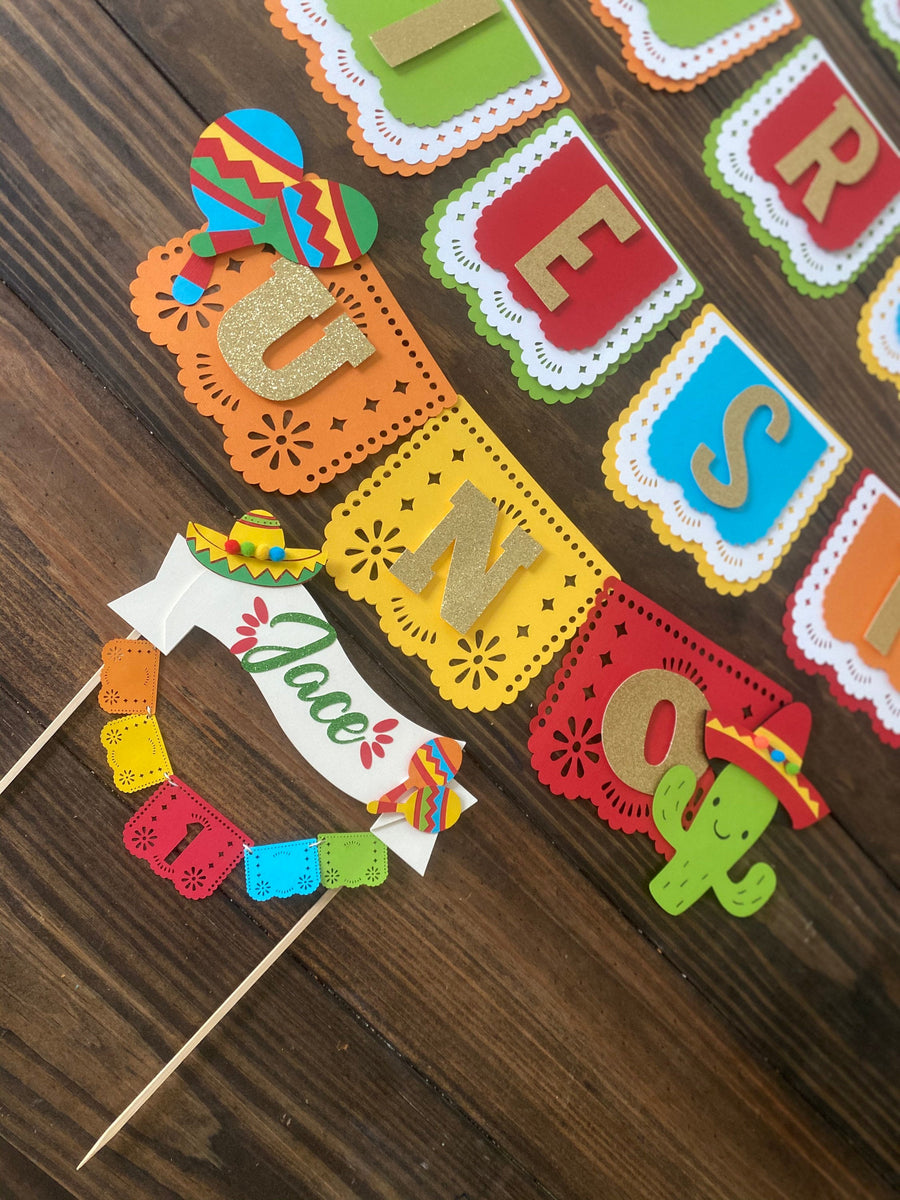 First fiesta banner | fiesta birthday party | fiesta party | fiesta high chair banner |fiesta party package