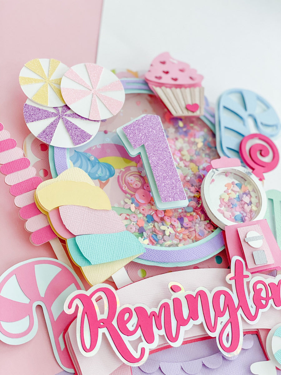 Candyland Cake Tutorial | Candy Theme Birthday Cake | #bakerdelights -  YouTube