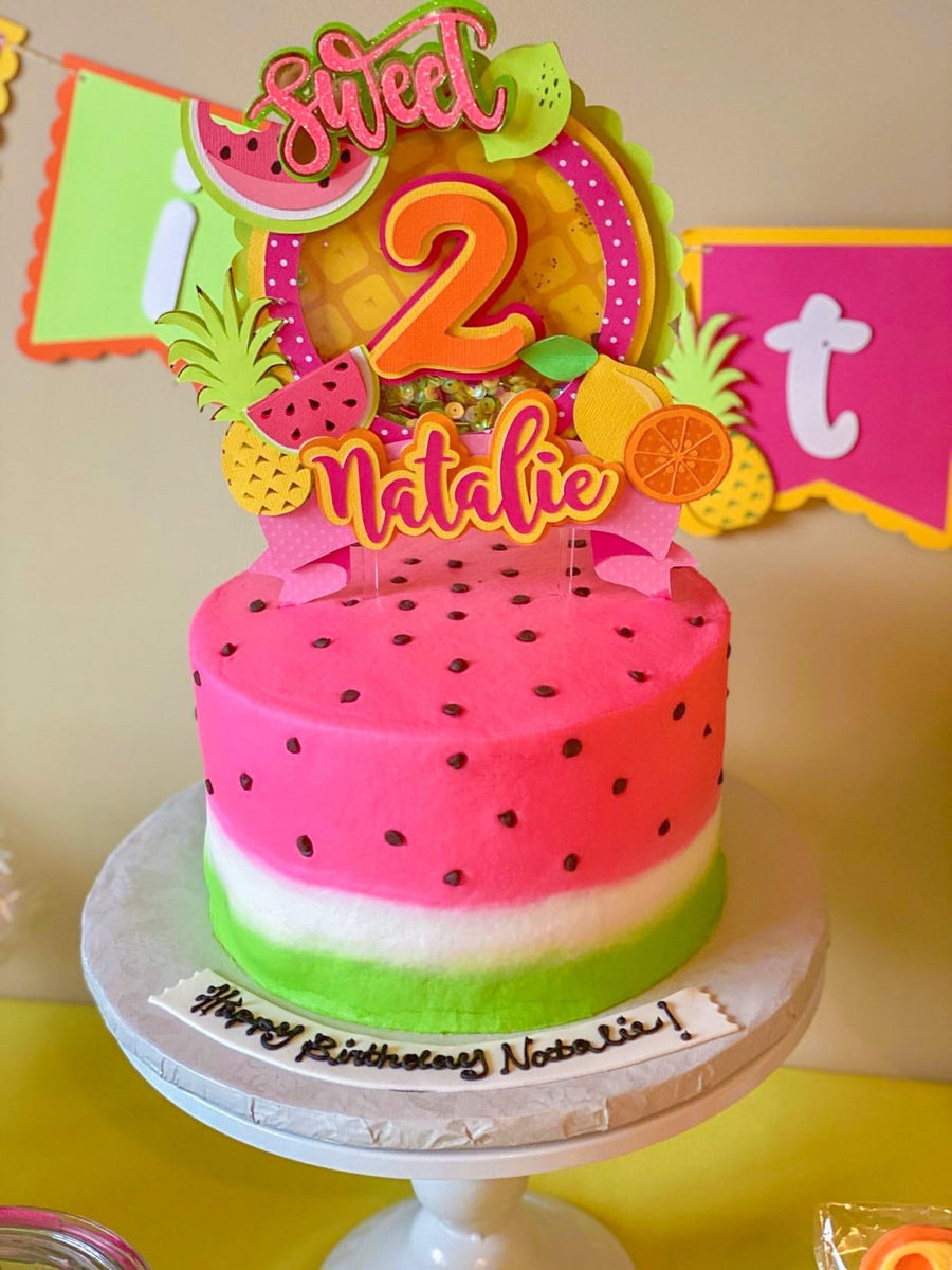 Twotti frutti banner, Twotti frutti party decor, Twotti frutti party, Twotti frutti cake topper,two year old party